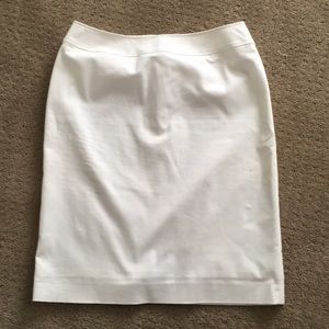 Tahiri mid-length white skirt